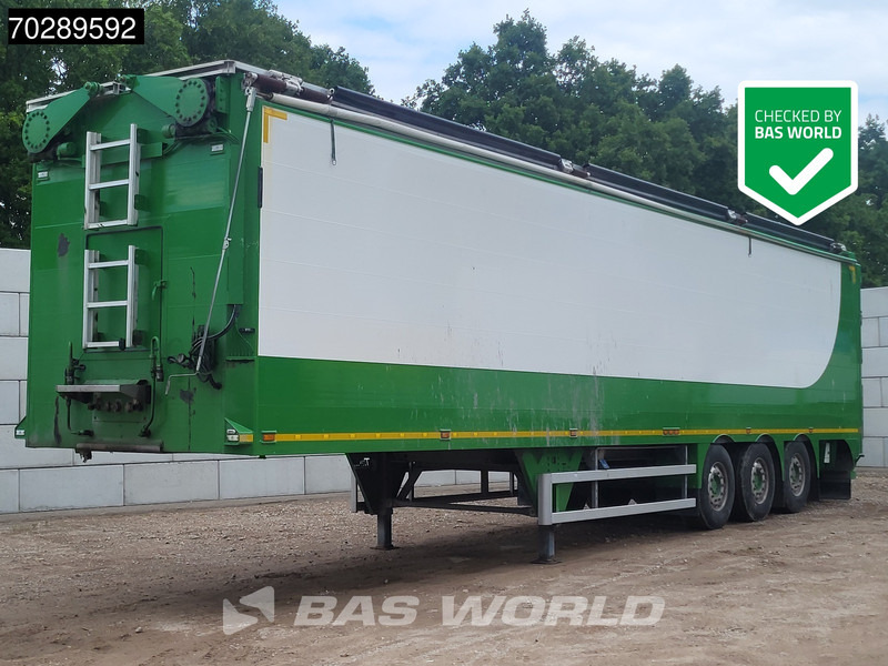 Titan Semi trailer 6mm Liftachse 86m3 Hydraulische covering systeem Wabco Smartboard - Semi-remorque à fond mouvant: photos 1 Titan Semi trailer 6mm Liftachse 86m3 Hydraulische covering systeem Wabco Smartboard - Semi-remorque à fond mouvant: photos 1