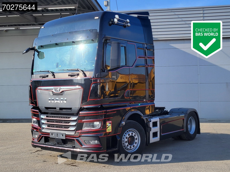 MAN TGX 18.510 4X2 70% Tyres! GX Retarder 2x Tanks ACC Standklima Navi - Tracteur routier: photos 1 MAN TGX 18.510 4X2 70% Tyres! GX Retarder 2x Tanks ACC Standklima Navi - Tracteur routier: photos 1