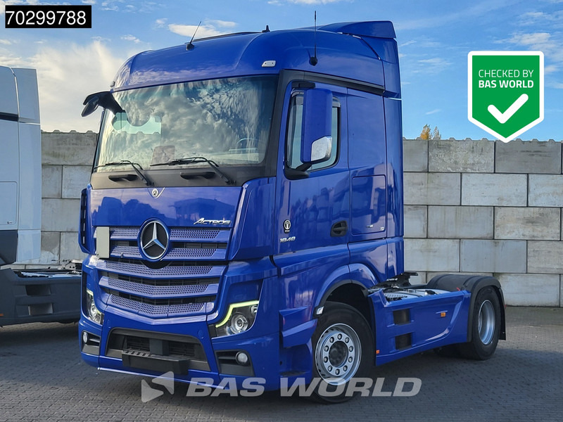 Mercedes-Benz Actros 1848 4X2 StreamSpace Retarder Standairco Navi Xenon ACC PPC Euro 6 - Tracteur routier: photos 1 Mercedes-Benz Actros 1848 4X2 StreamSpace Retarder Standairco Navi Xenon ACC PPC Euro 6 - Tracteur routier: photos 1
