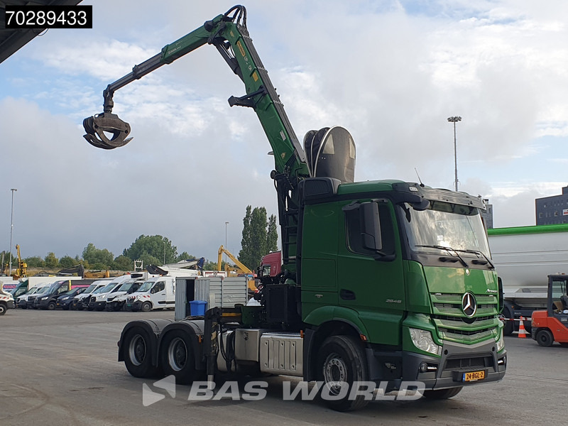 Mercedes-Benz Actros 2848 6X4 NL-Truck Palfinger Epsilon SRX47 Holzkran 2xTanks Big-Axle - Tracteur routier: photos 3 Mercedes-Benz Actros 2848 6X4 NL-Truck Palfinger Epsilon SRX47 Holzkran 2xTanks Big-Axle - Tracteur routier: photos 3