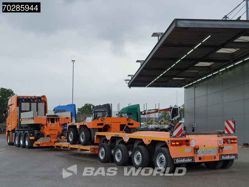 Mercedes-Benz Actros 8X4 180T GigaSpace Retarder Hydrauliek BigAxle Alcoa´s // Lowbed Trailer / 6 Axles / Hydraulic Pendle Axles / Extendable - Tracteur routier: photos 3 Mercedes-Benz Actros 8X4 180T GigaSpace Retarder Hydrauliek BigAxle Alcoa´s // Lowbed Trailer / 6 Axles / Hydraulic Pendle Axles / Extendable - Tracteur routier: photos 3
