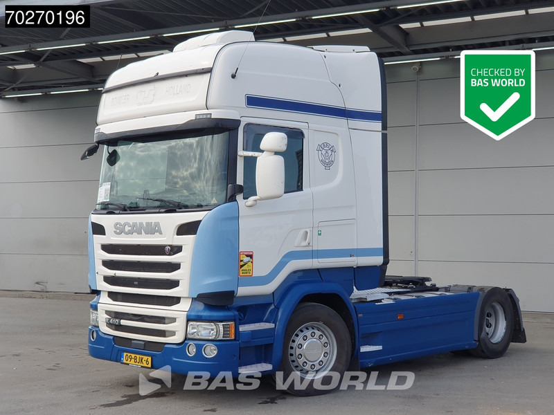 Scania R410 4X2 NL-Truck Retarder Standklima 2x Tanks - Tracteur routier: photos 1 Scania R410 4X2 NL-Truck Retarder Standklima 2x Tanks - Tracteur routier: photos 1