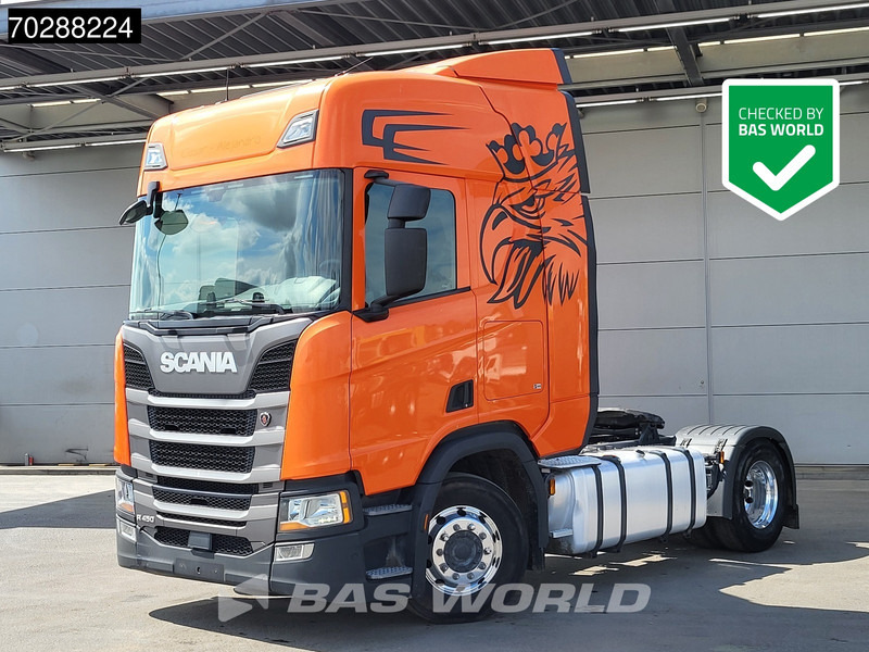 Scania R450 4X2 Retarder ACC Standklima Navi Alcoa Euro 6 - Tracteur routier: photos 1 Scania R450 4X2 Retarder ACC Standklima Navi Alcoa Euro 6 - Tracteur routier: photos 1