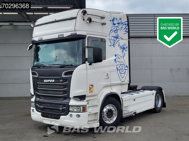 Scania R580 4X2 Full-Air Retarder Leder Xenon Euro 6 - Tracteur routier: photos 1 Scania R580 4X2 Full-Air Retarder Leder Xenon Euro 6 - Tracteur routier: photos 1