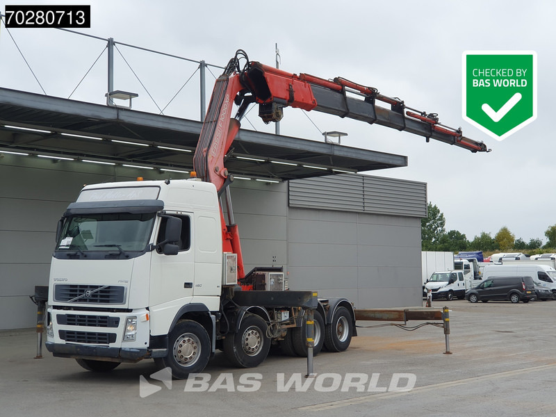 Volvo FH 460 FH 8X4 Manual Fassi F900A XP.27 Crane+Winch Big-Axle Lenkachse Kran Euro 3 - Tracteur routier: photos 1 Volvo FH 460 FH 8X4 Manual Fassi F900A XP.27 Crane+Winch Big-Axle Lenkachse Kran Euro 3 - Tracteur routier: photos 1