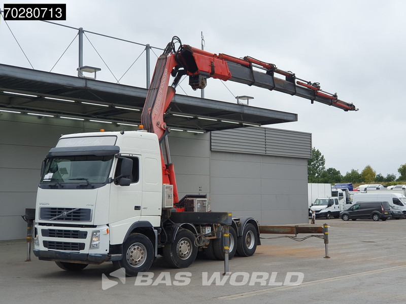 Volvo FH 460 FH 8X4 Manual Fassi F900A XP.27 Crane+Winch Big-Axle Lenkachse Kran Euro 3 - Tracteur routier: photos 1 Volvo FH 460 FH 8X4 Manual Fassi F900A XP.27 Crane+Winch Big-Axle Lenkachse Kran Euro 3 - Tracteur routier: photos 1