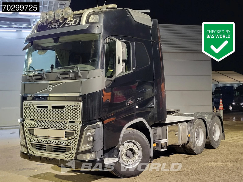 Volvo FH16 750 FH16 6X4 Retarder Big-Axle Hydraulik Leder 60% Tyres - Tracteur routier: photos 1 Volvo FH16 750 FH16 6X4 Retarder Big-Axle Hydraulik Leder 60% Tyres - Tracteur routier: photos 1
