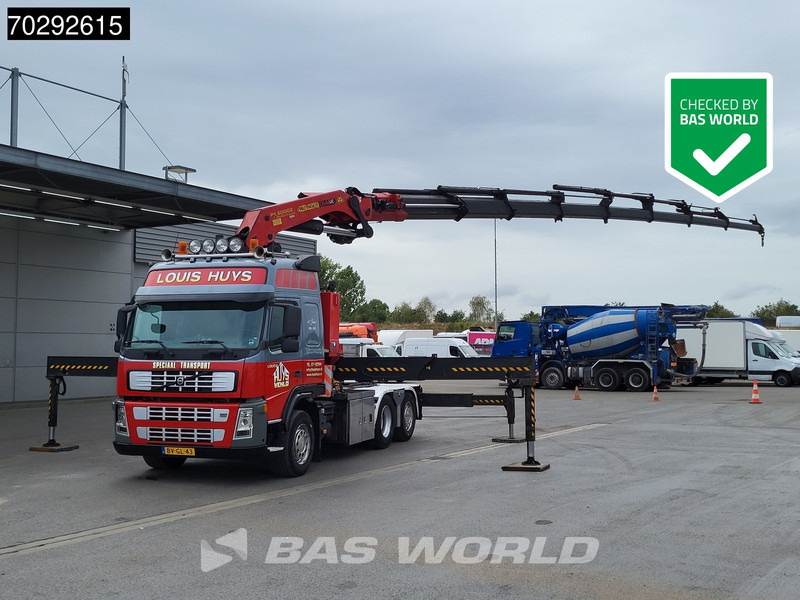 Tracteur routier Volvo FM 440 FM 6X2 Crane Kran Palfinger PK 60002 NL-Truck Lift+Lenkachse Euro 4: photos 1