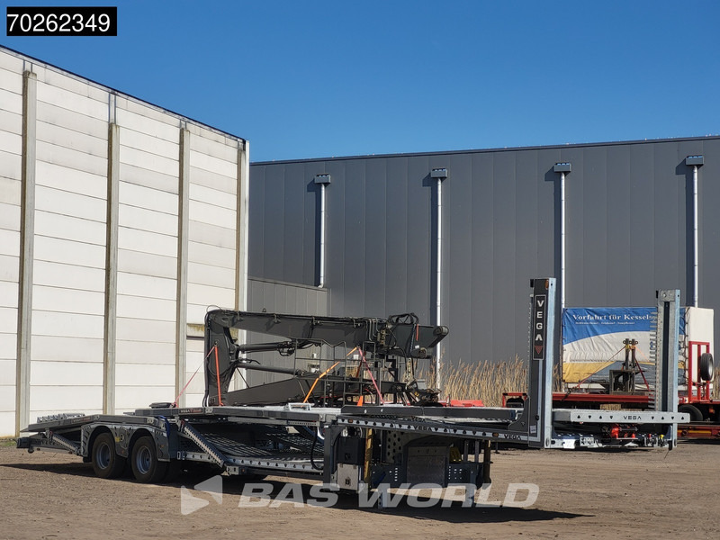 Semi-remorque porte-voitures neuf Vega 2 Axle Semi Trailer 2 axles NEW Truck autotransport BPW Lenkachse: photos 10
