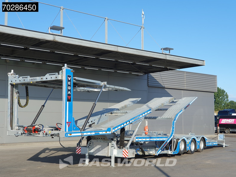 Vega Alphamax 3 axles NEW Galvanized Hydro-electric Winch Lift + Lenkachse - Semi-remorque porte-voitures: photos 3 Vega Alphamax 3 axles NEW Galvanized Hydro-electric Winch Lift + Lenkachse - Semi-remorque porte-voitures: photos 3