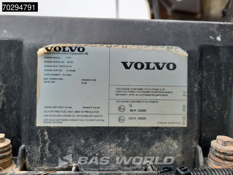Tombereau articulé Volvo A40 G: photos 16
