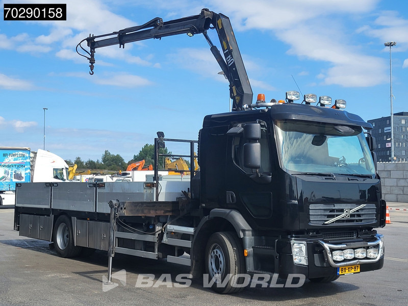 Volvo FE 240 4X2 HMF 760 K2 Kran Crane Remote control Manual Euro 5 - Camion plateau, Camion grue: photos 3 Volvo FE 240 4X2 HMF 760 K2 Kran Crane Remote control Manual Euro 5 - Camion plateau, Camion grue: photos 3