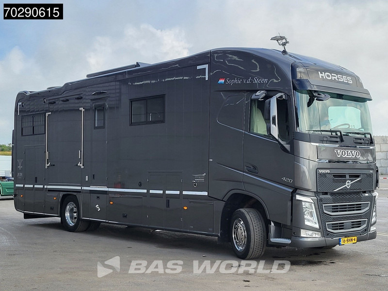 Camion chevaux Volvo FH 420 FH 4X2 NL-Truck STX Horse truck + Living 4 Horses Navi ACC Euro 6: photos 10