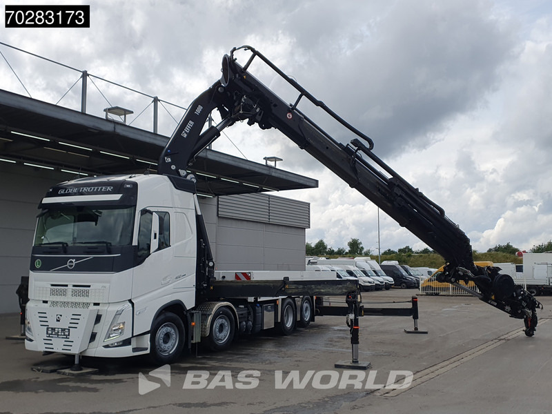Volvo FH 460 8X2 Effer 1000 9S/6S Crane Kran Winch JIB Lift-Lenkachse Euro 6 - Camion plateau, Camion grue: photos 3 Volvo FH 460 8X2 Effer 1000 9S/6S Crane Kran Winch JIB Lift-Lenkachse Euro 6 - Camion plateau, Camion grue: photos 3
