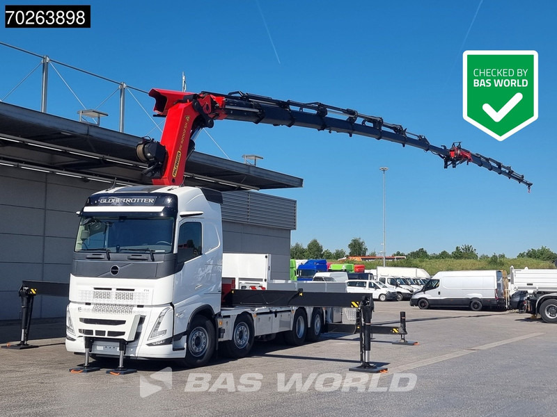 Volvo FH 500 8X2 NEW! Palfinger PK92002 SH 8+6 JIB Crane Kran Winch Lift-Lenkachse Navi - Camion plateau, Camion grue: photos 1 Volvo FH 500 8X2 NEW! Palfinger PK92002 SH 8+6 JIB Crane Kran Winch Lift-Lenkachse Navi - Camion plateau, Camion grue: photos 1