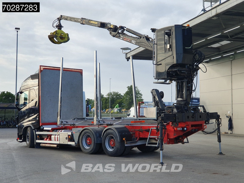 Volvo FH16 750 FH16 6X4 HIAB E96S 79 wood crane Retarder Dynamic-Steering Big-Axle Euro 6 - Camion grumier, Camion grue: photos 2 Volvo FH16 750 FH16 6X4 HIAB E96S 79 wood crane Retarder Dynamic-Steering Big-Axle Euro 6 - Camion grumier, Camion grue: photos 2