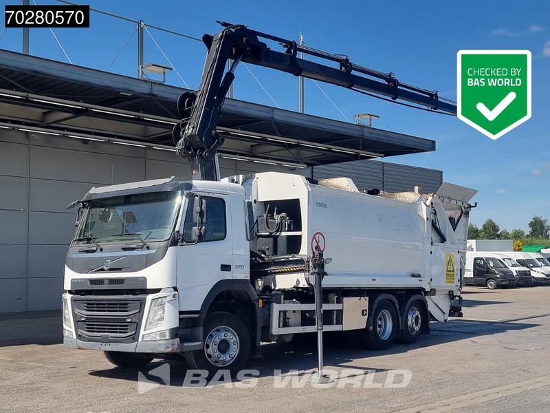 Volvo FM 370 6X2 Hiab X-Hipro 162 Kran GeesinkNorba Lift+Lenkachse VEB Euro 6 - Benne à ordures ménagères: photos 1 Volvo FM 370 6X2 Hiab X-Hipro 162 Kran GeesinkNorba Lift+Lenkachse VEB Euro 6 - Benne à ordures ménagères: photos 1