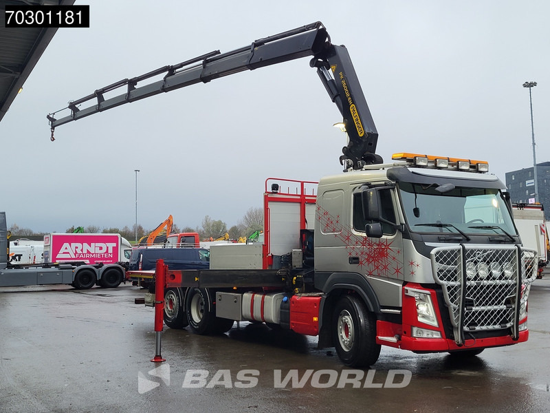 Volvo FM 410 FM 6X2 Palfinger PK 26002-EH E Kran Crane Lift +steering axle Automatic Euro 6 - Camion plateau, Camion grue: photos 3 Volvo FM 410 FM 6X2 Palfinger PK 26002-EH E Kran Crane Lift +steering axle Automatic Euro 6 - Camion plateau, Camion grue: photos 3