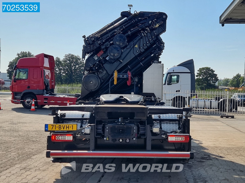 Camion porte-conteneur/ Caisse mobile, Camion grue Volvo FM 420 8X2 Repaired Damage Hiab X-Hipro 1058E-6 Kran Crane Lift-Lenkachse: photos 14