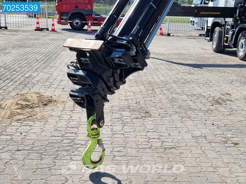 Camion porte-conteneur/ Caisse mobile, Camion grue Volvo FM 420 8X2 Repaired Damage Hiab X-Hipro 1058E-6 Kran Crane Lift-Lenkachse: photos 8
