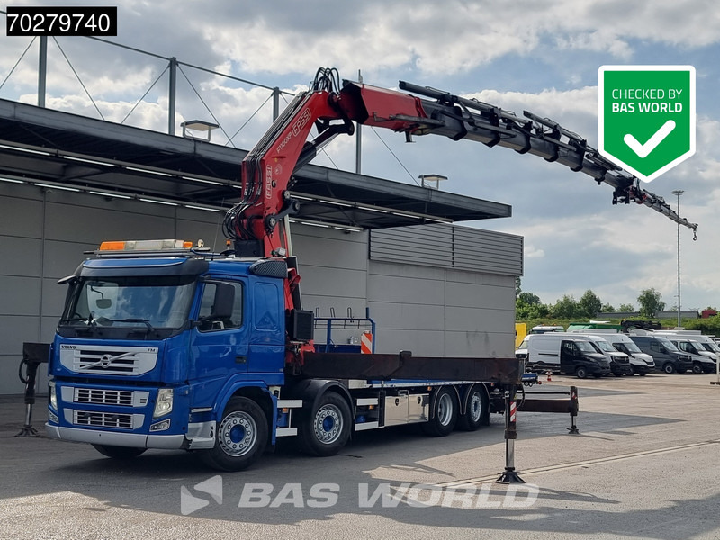 Volvo FM 450 8X2 FASSI 100 Ton/Meter 7 + 6 Jib Lift+Stuuras Euro 5 - Camion plateau, Camion grue: photos 1 Volvo FM 450 8X2 FASSI 100 Ton/Meter 7 + 6 Jib Lift+Stuuras Euro 5 - Camion plateau, Camion grue: photos 1