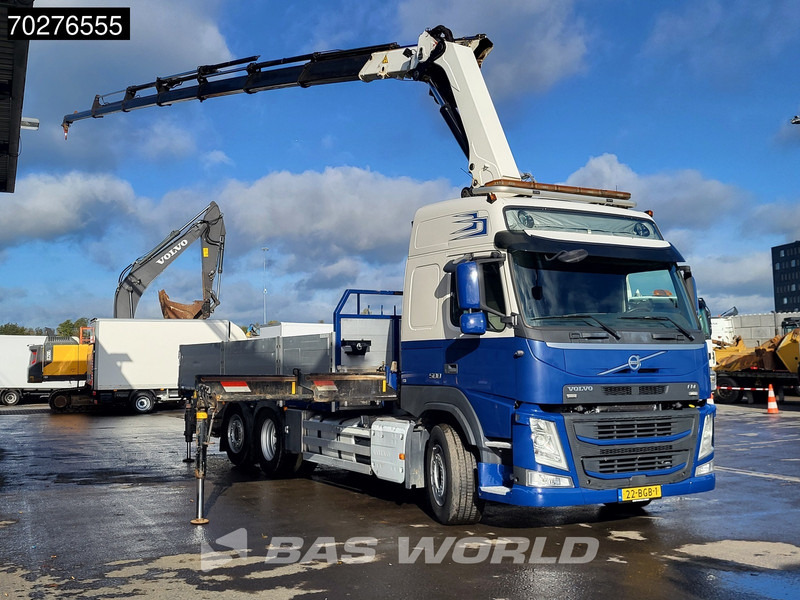 Volvo FM 500 FM 6X2 NL-Truck HMF 3220-K7 Kran Crane Winch Lift+Steering-Axle Euro 6 - Camion plateau, Camion grue: photos 3 Volvo FM 500 FM 6X2 NL-Truck HMF 3220-K7 Kran Crane Winch Lift+Steering-Axle Euro 6 - Camion plateau, Camion grue: photos 3
