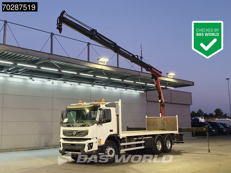 Volvo FMX 370 6X4 Palfinger PK18002 EH Crane Kran Automatic Euro 5 - Camion plateau, Camion grue: photos 1 Volvo FMX 370 6X4 Palfinger PK18002 EH Crane Kran Automatic Euro 5 - Camion plateau, Camion grue: photos 1
