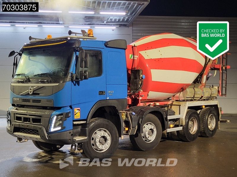 Volvo FMX 450 8X4 Stetter Mixer Full Steel Automatic Euro 6 - Camion malaxeur: photos 1 Volvo FMX 450 8X4 Stetter Mixer Full Steel Automatic Euro 6 - Camion malaxeur: photos 1