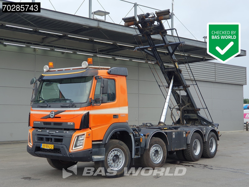 Volvo FMX 500 FMX 8X4 NL-Truck 28tons SAWO 3-Side cable lift Steelsuspension Retarder Automatic Euro 6 - Camion - système de câble: photos 1 Volvo FMX 500 FMX 8X4 NL-Truck 28tons SAWO 3-Side cable lift Steelsuspension Retarder Automatic Euro 6 - Camion - système de câble: photos 1