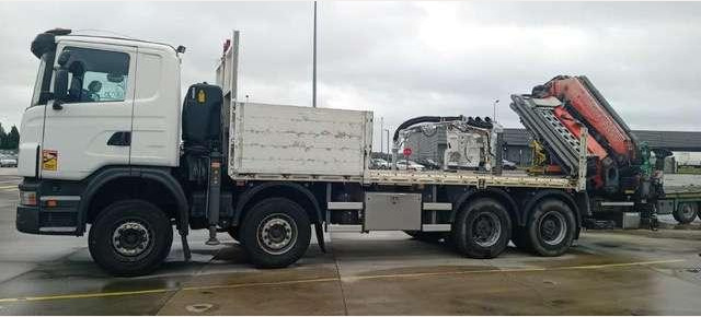 Scania G480 8X4 GRUE FASSI - Camion plateau: photos 3 Scania G480 8X4 GRUE FASSI - Camion plateau: photos 3