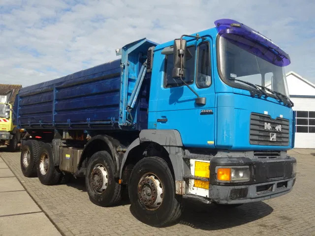 MAN 41-414 MEILLER KIPPER 8X4,MANUAL POMP - Camion benne: photos 3 MAN 41-414 MEILLER KIPPER 8X4,MANUAL POMP - Camion benne: photos 3