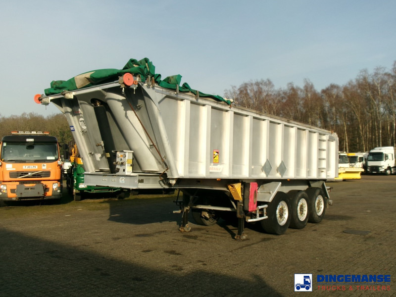 Benalu Tipper trailer alu 22 m3 + tarpaulin - Semi-remorque benne: photos 1 Benalu Tipper trailer alu 22 m3 + tarpaulin - Semi-remorque benne: photos 1