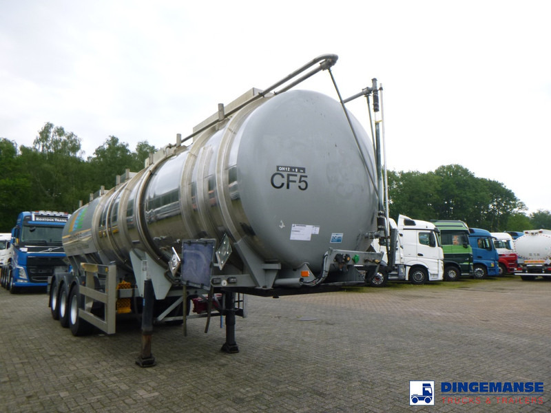 Clayton Chemical tank inox 30 m3 / 1 comp - Semi-remorque citerne: photos 2 Clayton Chemical tank inox 30 m3 / 1 comp - Semi-remorque citerne: photos 2