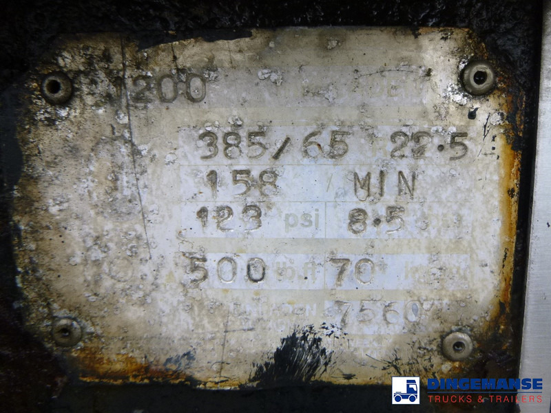 Semi-remorque citerne Crane Fruehauf Bitumen tank inox 28 m3 / 1 comp: photos 20