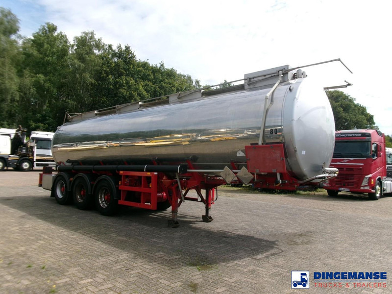 Crane Fruehauf Chemical ACID tank inox 30 m3 / 1 comp - Semi-remorque citerne: photos 2 Crane Fruehauf Chemical ACID tank inox 30 m3 / 1 comp - Semi-remorque citerne: photos 2