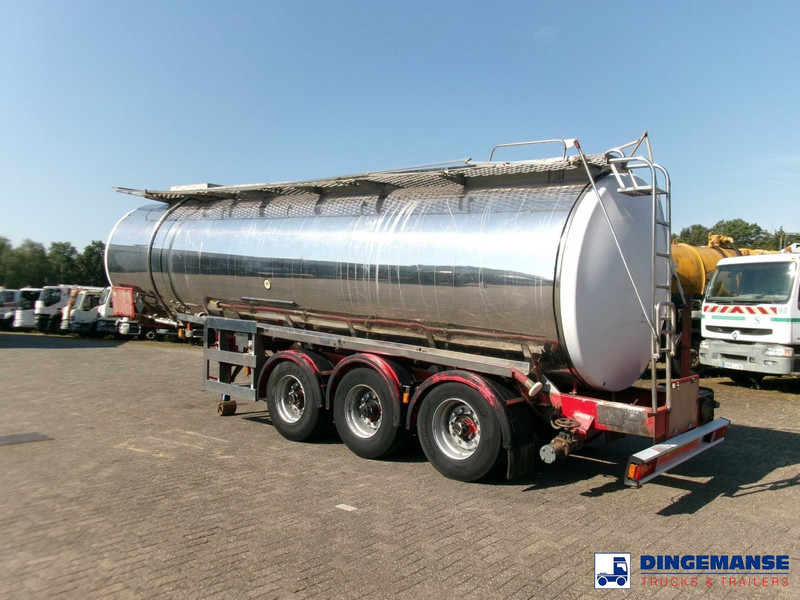Crane Fruehauf Chemical ACID tank inox 30 m3 / 1 comp - Semi-remorque citerne: photos 3 Crane Fruehauf Chemical ACID tank inox 30 m3 / 1 comp - Semi-remorque citerne: photos 3