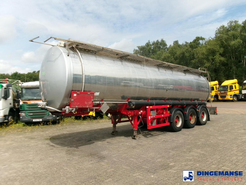 Crane Fruehauf Chemical ACID tank inox 30 m3 / 1 comp - Semi-remorque citerne: photos 1 Crane Fruehauf Chemical ACID tank inox 30 m3 / 1 comp - Semi-remorque citerne: photos 1