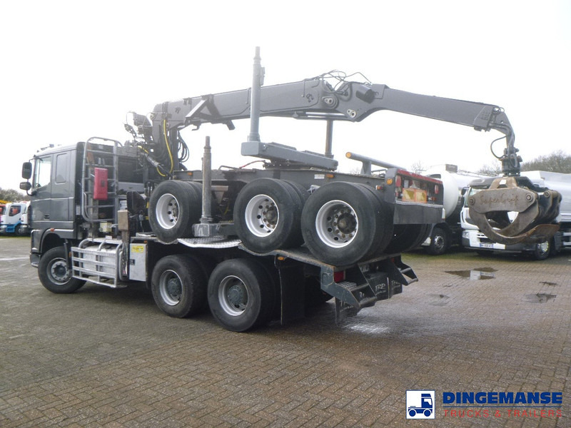 DAF XF 105.510 6x4 + Loglift F281S83 crane / timber truck + dolly - Camion grue: photos 5 DAF XF 105.510 6x4 + Loglift F281S83 crane / timber truck + dolly - Camion grue: photos 5