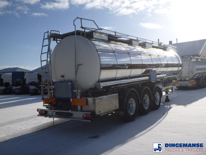 Feldbinder Chemical tank inox L4BH 30 m3 / 1 comp + pump - Semi-remorque citerne: photos 4 Feldbinder Chemical tank inox L4BH 30 m3 / 1 comp + pump - Semi-remorque citerne: photos 4