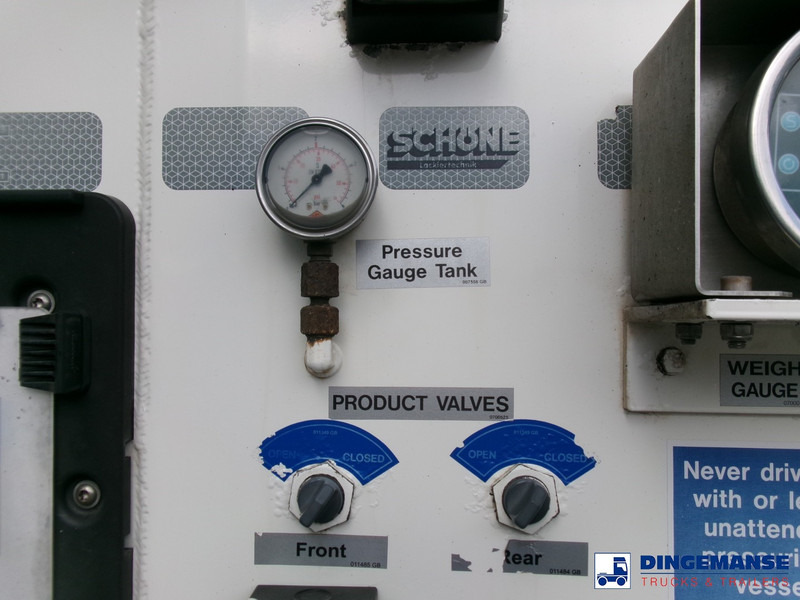 Semi-remorque citerne Feldbinder Powder tank alu 36 m3 / 1 comp: photos 16