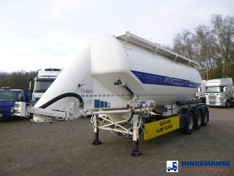 Feldbinder Powder tank alu 36 m3 / 1 comp - Semi-remorque citerne: photos 1 Feldbinder Powder tank alu 36 m3 / 1 comp - Semi-remorque citerne: photos 1