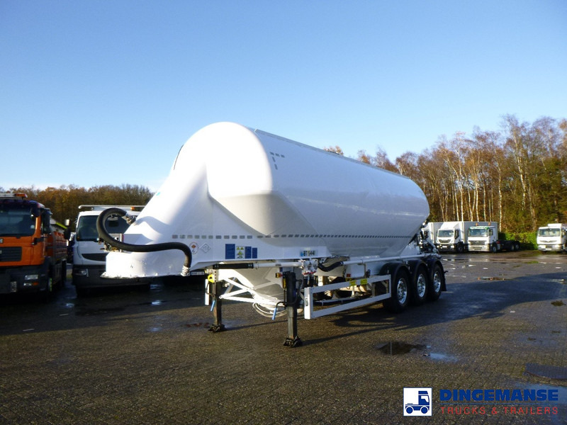 Feldbinder Powder tank alu 36 m3 / 1 comp - Semi-remorque citerne: photos 1 Feldbinder Powder tank alu 36 m3 / 1 comp - Semi-remorque citerne: photos 1