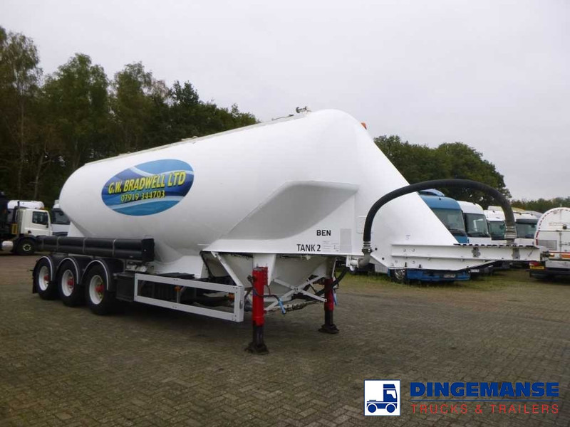 Feldbinder Powder tank alu 40 m3 / 1 comp - Semi-remorque citerne: photos 2 Feldbinder Powder tank alu 40 m3 / 1 comp - Semi-remorque citerne: photos 2