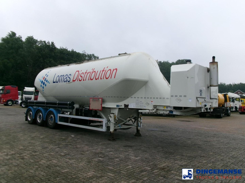 Feldbinder Powder tank alu 40 m3 / 1 comp + compressor - Semi-remorque citerne: photos 2 Feldbinder Powder tank alu 40 m3 / 1 comp + compressor - Semi-remorque citerne: photos 2