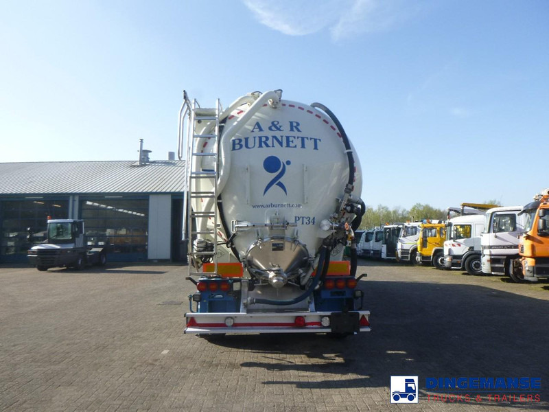 Feldbinder Powder tank alu 60 m3 / Compressor diesel engine. - Semi-remorque citerne: photos 5 Feldbinder Powder tank alu 60 m3 / Compressor diesel engine. - Semi-remorque citerne: photos 5
