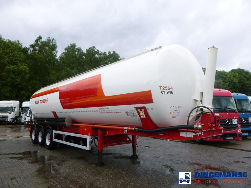 Feldbinder Powder tank alu 60 m3 (tipping) - Semi-remorque citerne: photos 2 Feldbinder Powder tank alu 60 m3 (tipping) - Semi-remorque citerne: photos 2