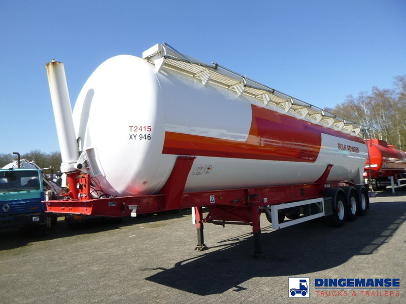 Feldbinder Powder tank alu 60 m3 (tipping) - Semi-remorque citerne: photos 1 Feldbinder Powder tank alu 60 m3 (tipping) - Semi-remorque citerne: photos 1