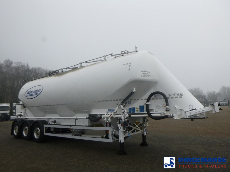 Feldbinder Powder tank alu alu 49 m3 / 1 comp - Semi-remorque citerne: photos 2 Feldbinder Powder tank alu alu 49 m3 / 1 comp - Semi-remorque citerne: photos 2