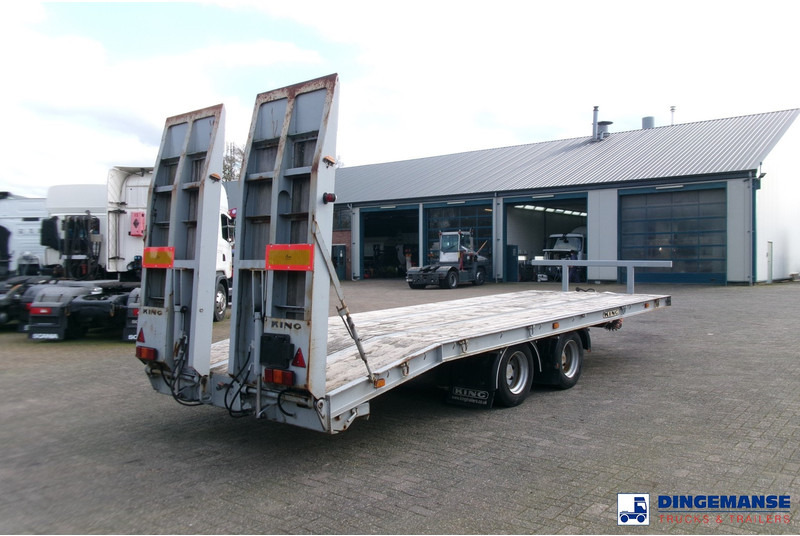 KING 2-axle platform drawbar trailer 14t + ramps - Remorque plateau: photos 4 KING 2-axle platform drawbar trailer 14t + ramps - Remorque plateau: photos 4