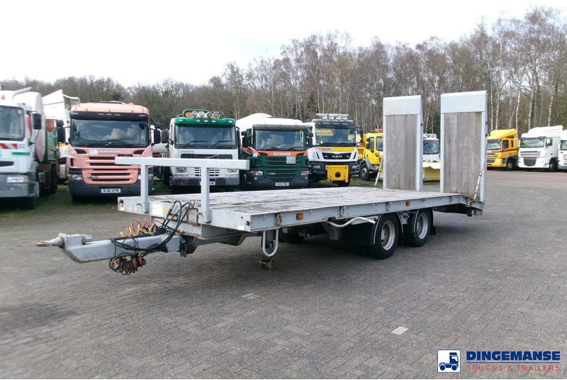 KING 2-axle platform drawbar trailer 14t + ramps - Remorque plateau: photos 1 KING 2-axle platform drawbar trailer 14t + ramps - Remorque plateau: photos 1